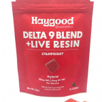 Haygood Farms D9 THC Live Resin 3:1 Gummies - Hybrid - Strawberry