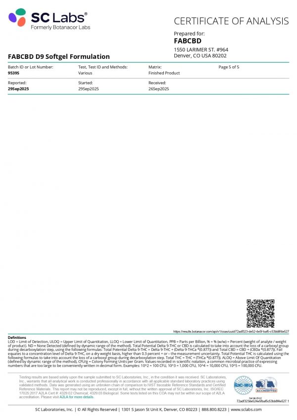 FAB Kites D9 THC Softgels (150mg)