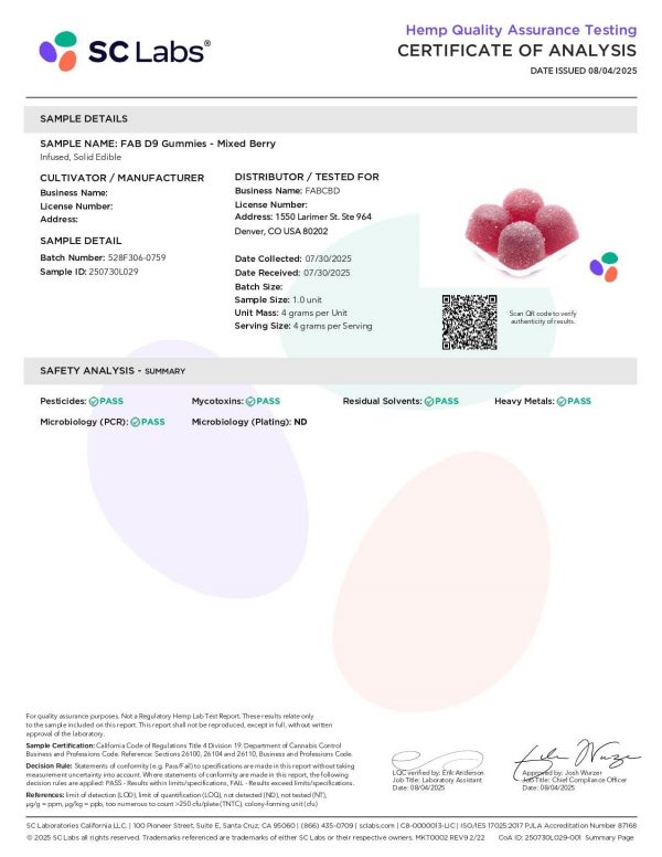 Delta 9 Gummies: 3-Pack