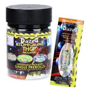 Dazed Atomic Blenz THCP THCA Pre-Rolls - .75g / 1pc / Assorted Strains 25CT JAR