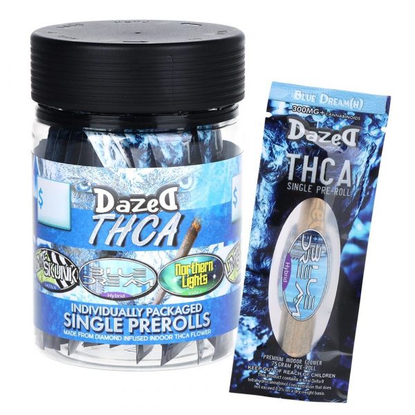Dazed Icewalkerz THCA Pre-Rolls - .75g / 1pc / Assorted Strains 25CT JAR