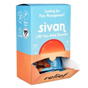 Sivan CBD Blend Gummies | 625mg | 5pc | 10pk Relief | Delta-9 Cherry
