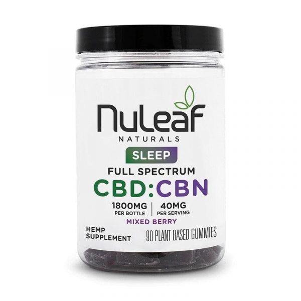 NuLeaf Naturals SLEEP - CBD:CBN Gummies