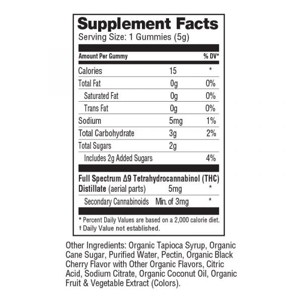 NuLeaf Naturals D9 THC Gummies