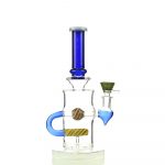 10 Inch in Line Shower Water Pipe with 14mm Male Bowl - Pipe