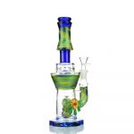 Elegant Marble Art Water Pipe with 14mm Male Bowl