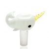 Radioactive Narwhal Bowl Uv Reactive Glass Empire Glassworks