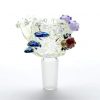 Empire Glassworks Cosmic Forest 14mm Bong Bowl Uv Reactive Glass