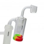 14mm Male Joint Bubbler Glass Reclaim Catcher by Waxmaid