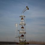 Triple Matrix Percolator Water Pipe with Advanced Filtration
