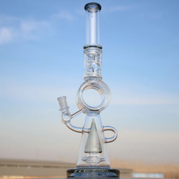 Sprinkler Percolator Glass Water Pipe 18-inch