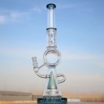 Sprinkler Percolator Glass Water Pipe 18-inch