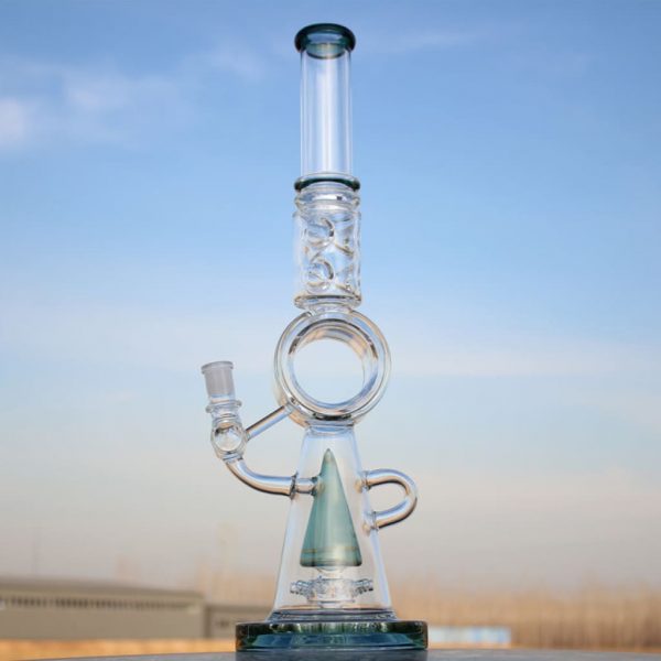 Sprinkler Percolator Glass Water Pipe 18-inch