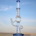 Sprinkler Percolator Glass Water Pipe 18-inch