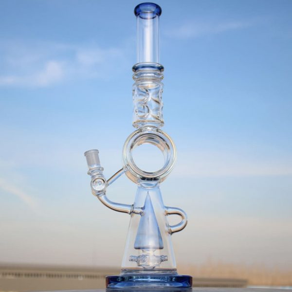 Sprinkler Percolator Glass Water Pipe 18-inch