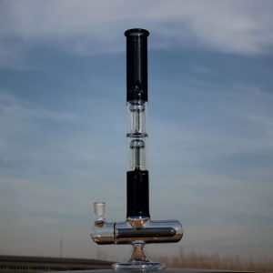Heavy Duty Scientific Glass Bong with Inline Percolator