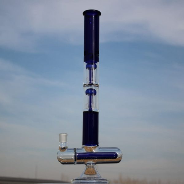 Heavy Duty Scientific Glass Bong with Inline Percolator