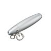 One Hitter Fat Short with Maze Cooling Coil Silver