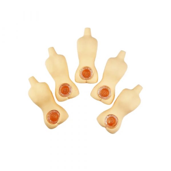Naked Lady Silicone Hand Pipe Spoon for Discreet Smoking