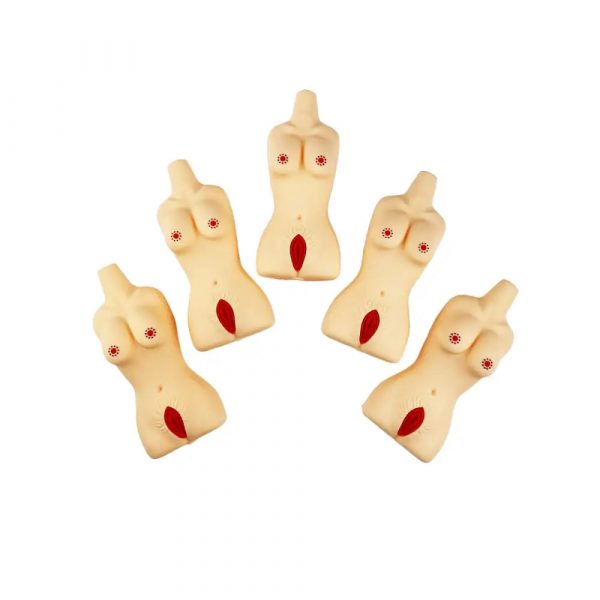 Naked Lady Silicone Hand Pipe Spoon for Discreet Smoking
