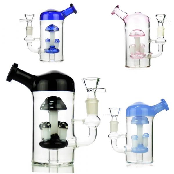 Mushroom Water Pipe with 14mm Male Bowl for Smooth Smoking