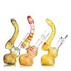 7" Fancy Zig Zag Bubbler with 14mm Male Bowl - Grams