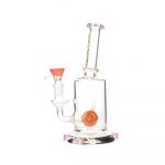 Candy Shower Water Pipe with 14mm Male Bowl - smoke