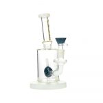 Candy Shower Water Pipe with 14mm Male Bowl - smoke