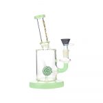 Candy Shower Water Pipe with 14mm Male Bowl - smoke