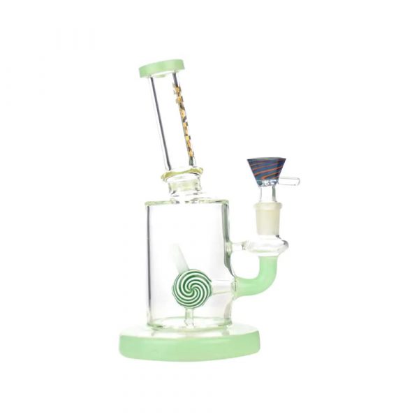 Candy Shower Water Pipe with 14mm Male Bowl - smoke