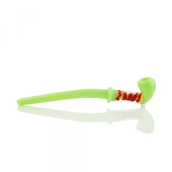 Twisted Glass Art Slime Sherlock Pipe for Easy On-the-go