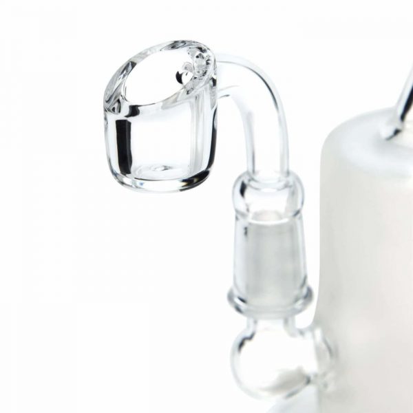 Durable 4mm Quartz Bangers Retain Heat Longer 90 Degree Joint Options