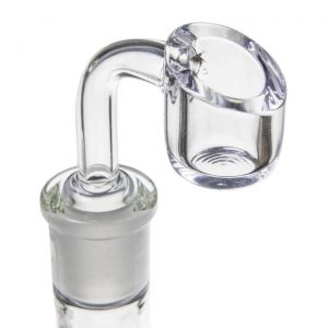 Durable 4mm Quartz Bangers Retain Heat Longer 90 Degree Joint Options