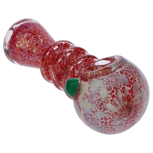 DHC Triple Ringed Speckled Spoon Pipe