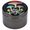 63mm Chrome with Tiny Glowing Mushrooms Grinder