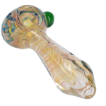 DHC Gold Twisty Spoon Pipe - 5 in.