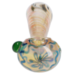 DHC Gold Fume Twisty Spoon Pipe - 5 in.