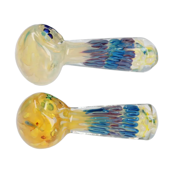 DHC Twisting Color Wrap Spoon Pipe - 4in.