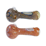 DHC Frit Eye Spoon Pipe - 4.5 in.