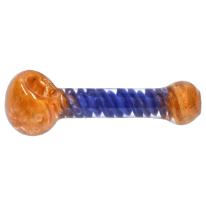 DHC Frit Spiral Spoon Pipe - 4.5 in.