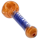 DHC Frit Spiral Spoon Pipe - 4.5 in.