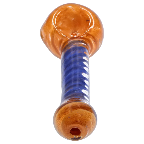 DHC Frit Spiral Spoon Pipe - 4.5 in.