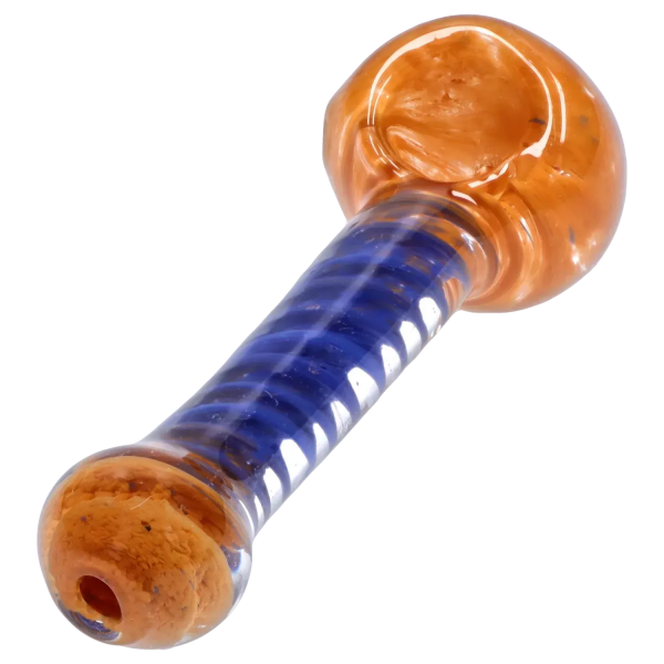 DHC Frit Spiral Spoon Pipe - 4.5 in.