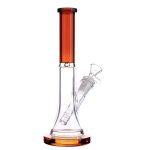DHC Slim Beaker with Colored Accents Bong - 10 in.