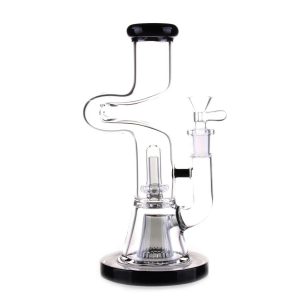 DHC Zig Zag Dual Perc Bong - 9.2 in.