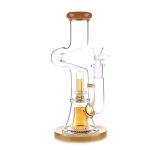 DHC Zig Zag Dual Perc Bong - 9.2 in.