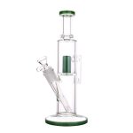 DHC Straight Tube with Perc & Handle Bong - 11 in.