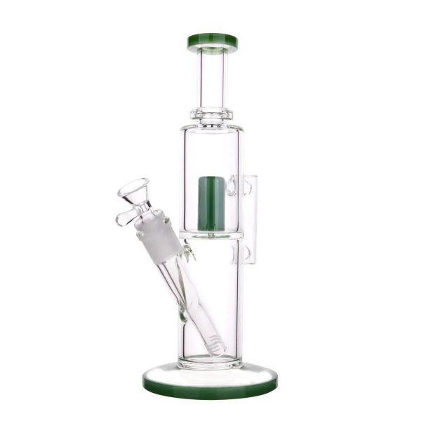 DHC Straight Tube with Perc & Handle Bong - 11 in.