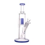 DHC Straight Tube with Perc & Handle Bong - 11 in.