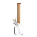 DHC Rounded Beaker with Ice Pinch Bong - 12 in.